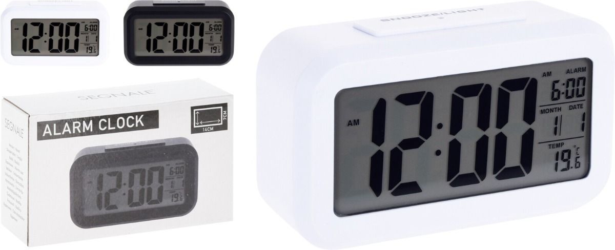 Segnale Alarmklok Wit - Digitale Wekker