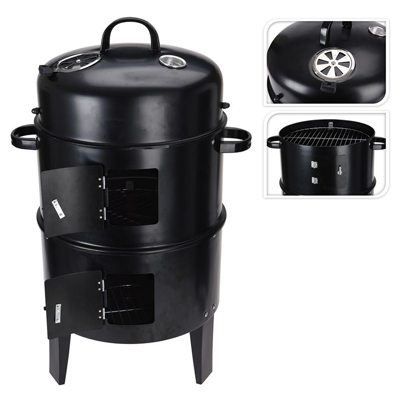 Barbecue Smoker - Rook- En Grill-Oven - Ø40 X H78 Cm