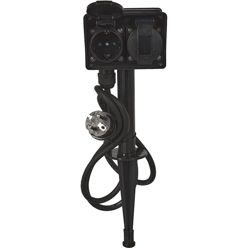 Fxcontrol Tuincontactdoos 2-Voudig Met Timer