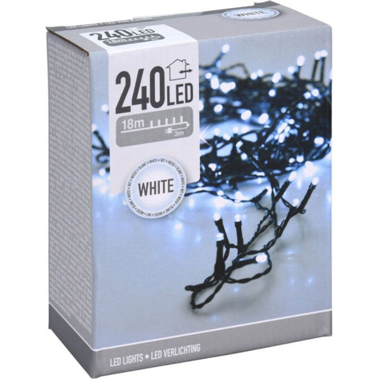 Led Verlichting 240 Led - 18 Meter Wit