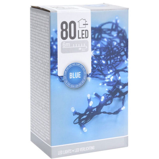 Led Verlichting - 80 Led - 6 Meter - Blauw
