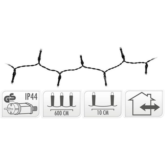 Led-Verlichting - 120 Led's - 9 Meter - Extra Warm Wit