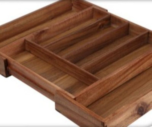 Bestekbak Acacia - Uitschuifbaar