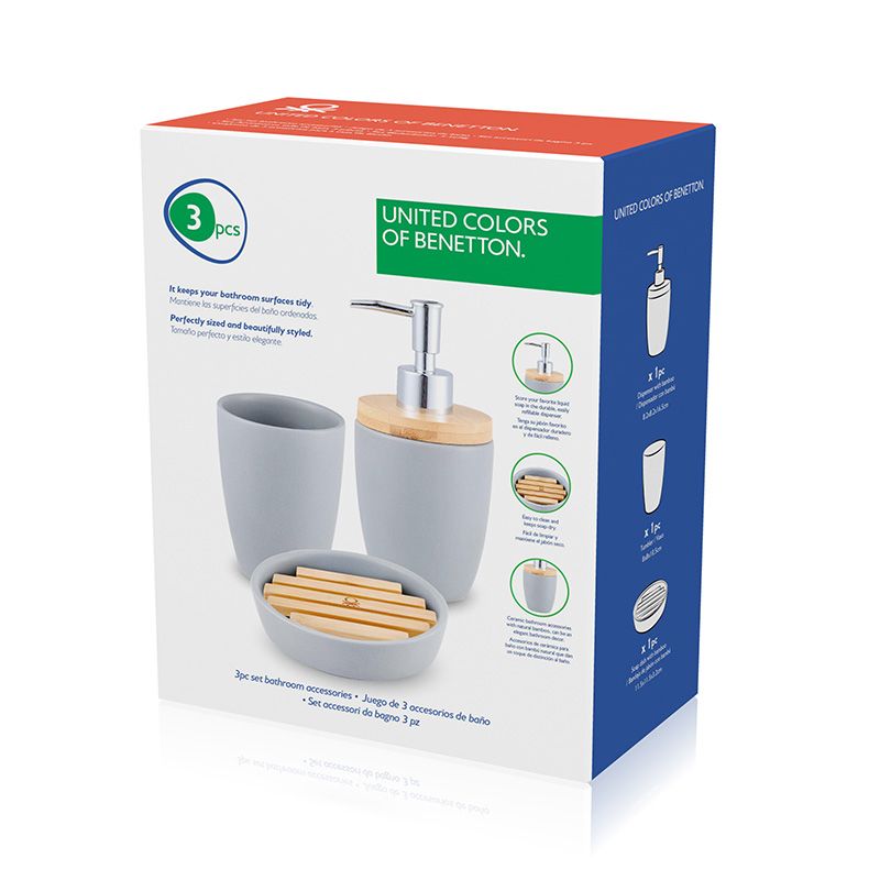 Benetton Badkamerset - 3 Delig - Keramiek