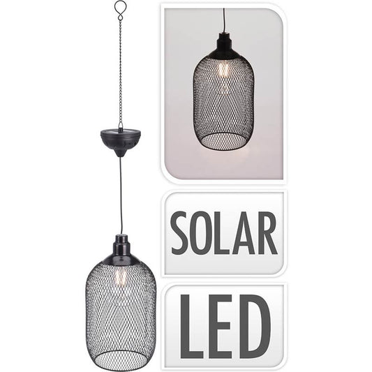 Solar Hanglamp - Led Filament - Metaal - Warm Wit