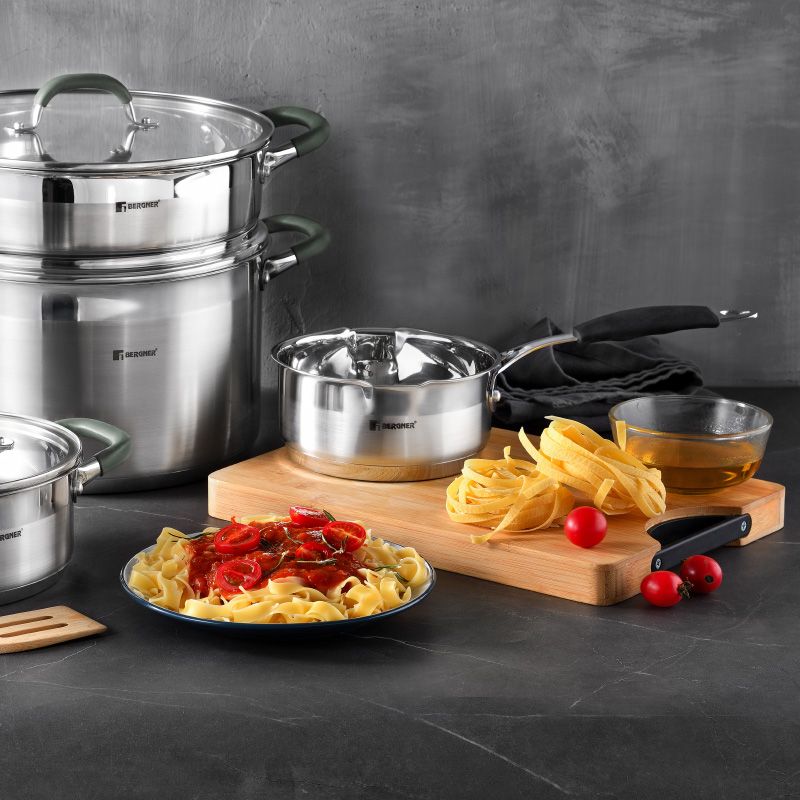 Bergner Midnight Rvs Steelpan - Inductie - 1.3 L