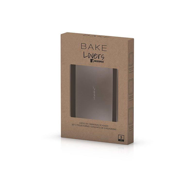 Bergner Braadsledes - Lovers - 3X Braadsledes + 1X Spatel