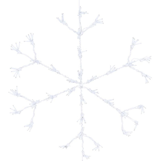 Sneeuwvlok 216Led - 60Cm - Warm Wit