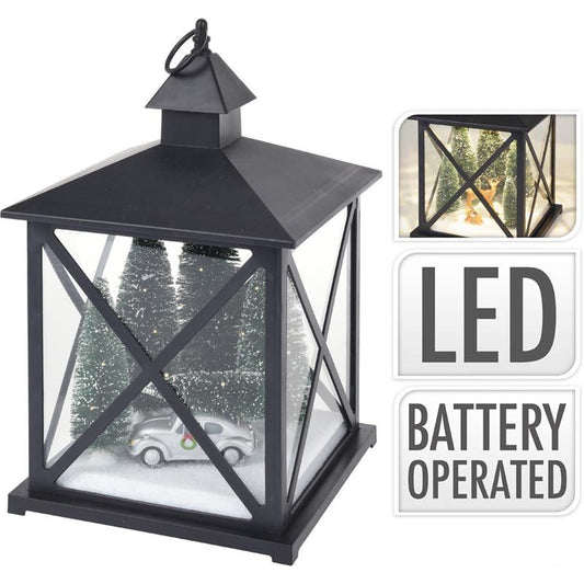 Kerstlantaarn 38Cm - Met Licht