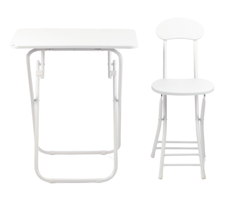 Ceruzo Klaptafel Met Stoel - Wit