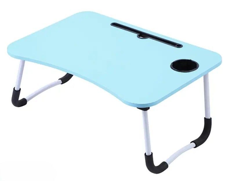 Ceruzo Opklapbare Laptoptafel - Bedtafel - 60X40 Cm - Blauw