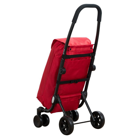 Ceruzo Go Four Boodschappentrolley - Rood - 43.5 Liter - By Playmarket