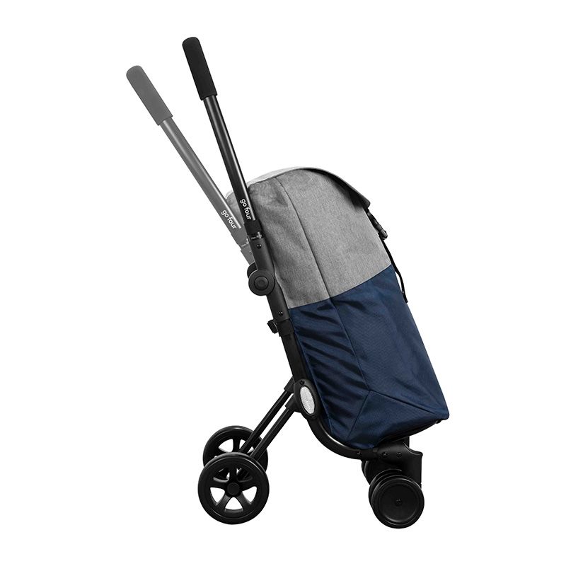 Ceruzo Go Four Boodschappentrolley - Blauw / Grijs - 43.5 Liter - By Playmarket