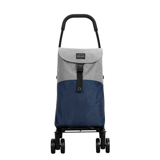 Ceruzo Go Four Boodschappentrolley - Blauw / Grijs - 43.5 Liter - By Playmarket
