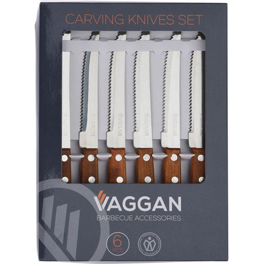 Vaggan Steakmessenset 6 Dlg - 21 Cm