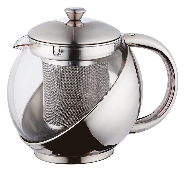 Renberg Theepot Met Filter - 0.75 Liter - Roestvrijstaal