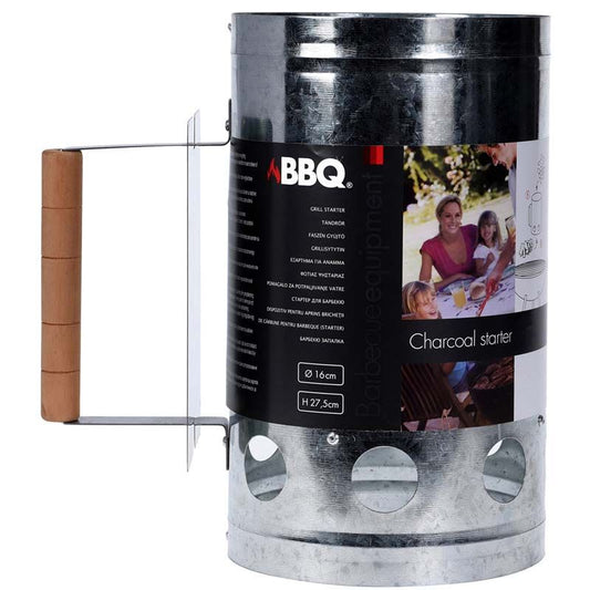 Houtskoolstarter Metaal - 27X16Cm