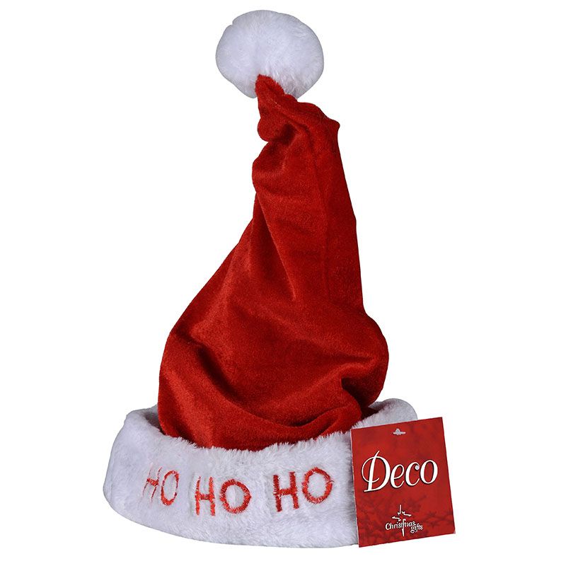 Kinder-Kerstmuts Met Lichtjes En Veer