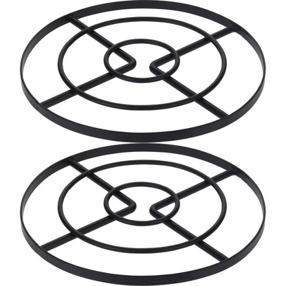 Excellent Houseware 2X Pannenonderzetter - Ø 23 Cm - Staal