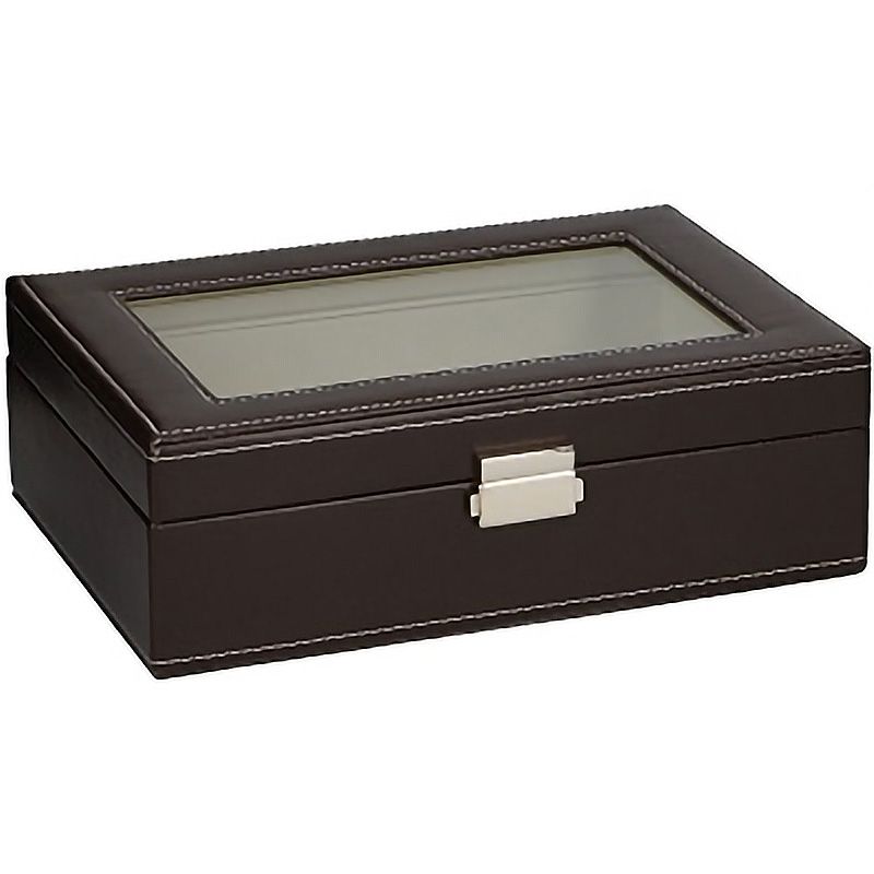 Deluxa Brillen Opbergdoos Voor 6 Brillen - Lederlook