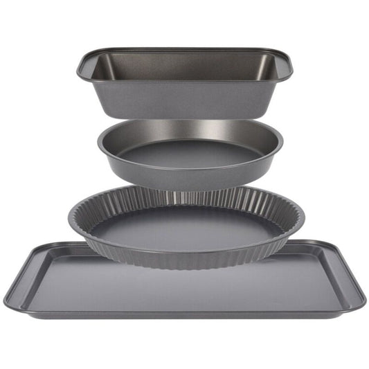 La Cucina Bakvormen Set - 4 Delig - Diverse Maten
