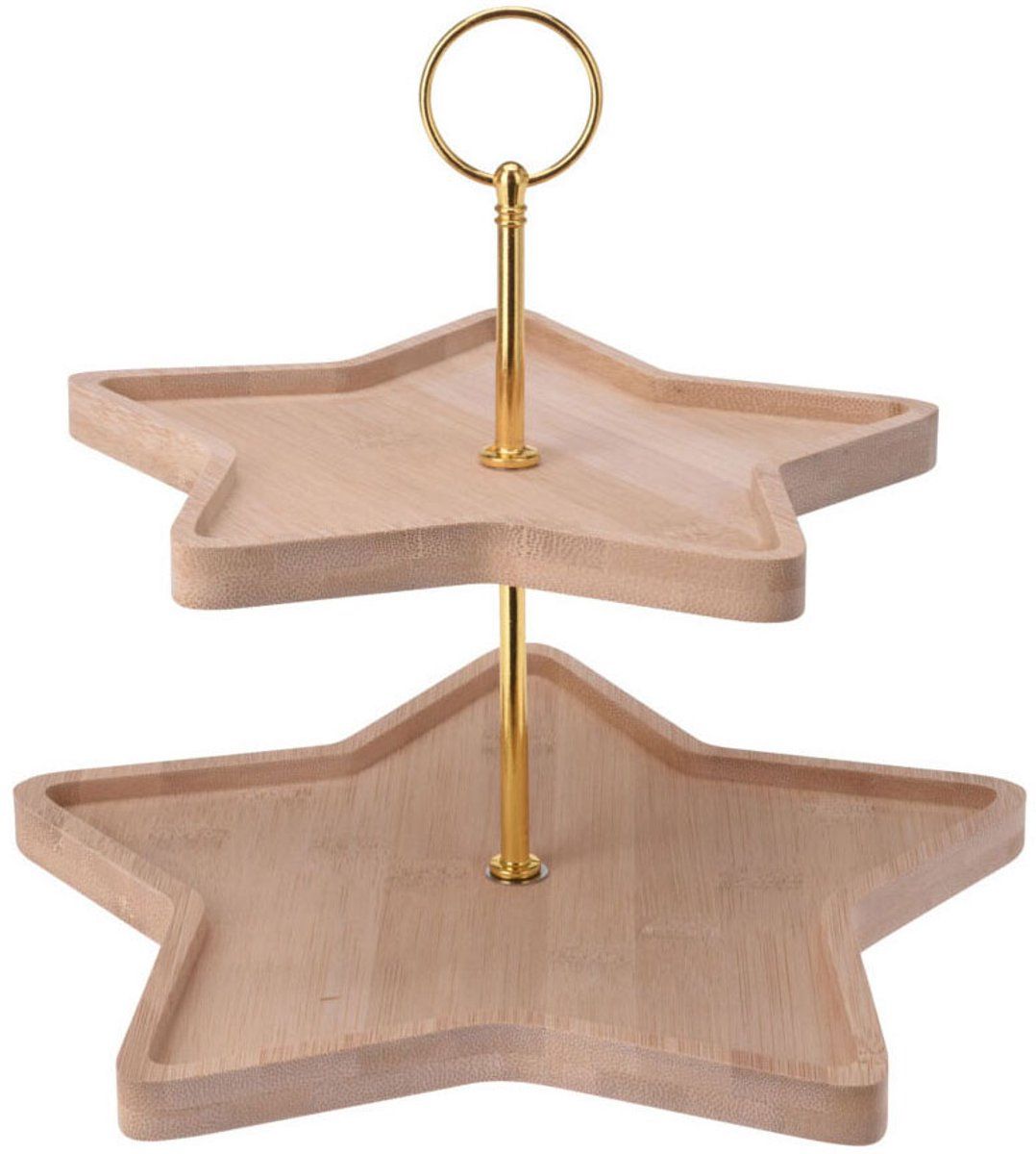 Excellent Houseware Etagere - Kerst - 2 Lagen