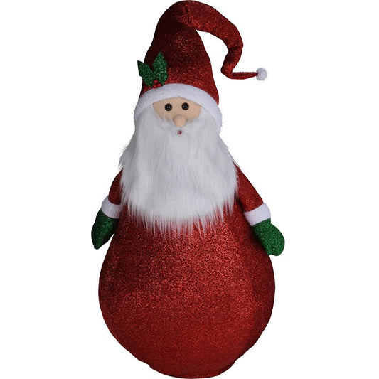 Happy Santa Xxl - 120Cm - Met Led Lampjes - Met Timer - Geschikt Voor Buiten