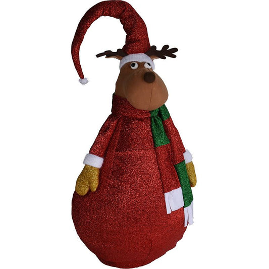 Happy Rendier Xxl - 120Cm - Met Led Lampjes - Met Timer - Geschikt Voor Buiten