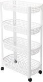 Keukentrolley 4 Wielen - Wit