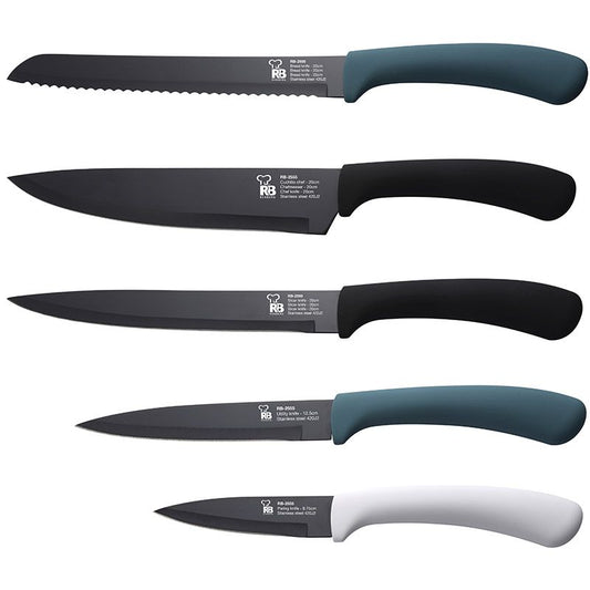 Renberg 5-Delige Messenset - Color Slice