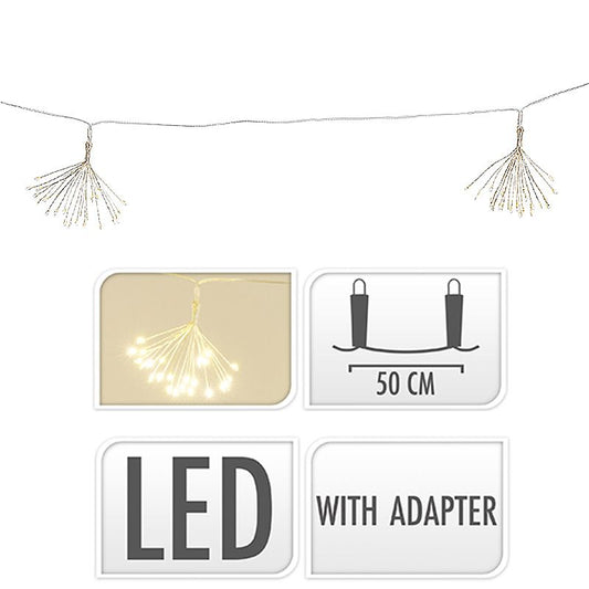 Led Lichtsnoer Fireworks - 6 Lichtclusters