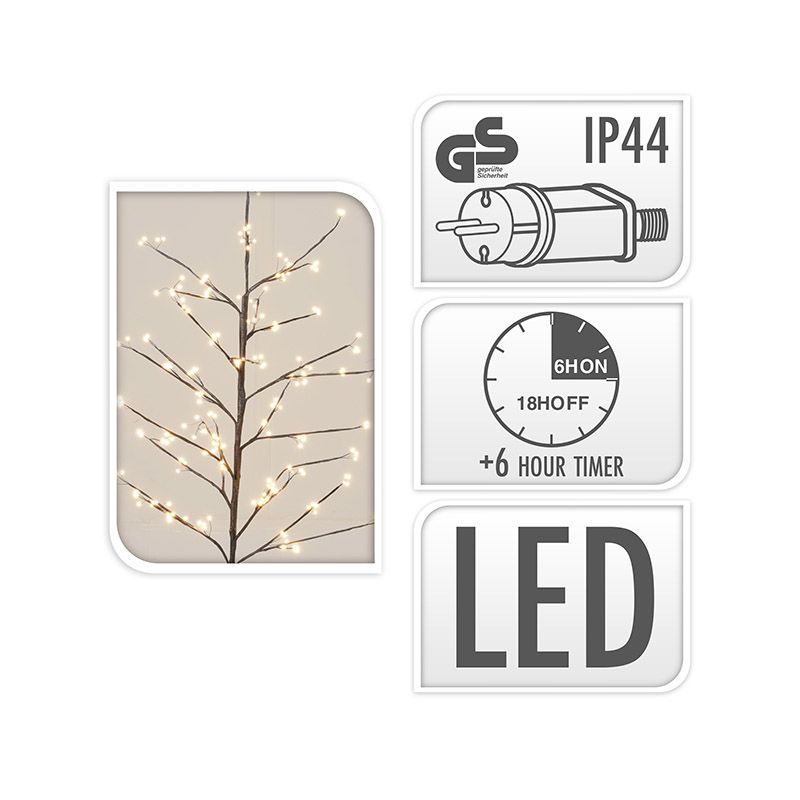 Lichtboom 120Cm - 240Led - Met Timer