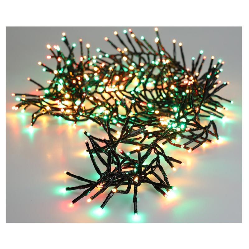 Clusterverlichting 192 Led -  1.4M - Three Tone Traditional - Batterij - Lichtfuncties - Geheugen - Timer