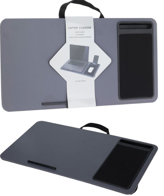 Laptoptafel Met Kussen - Schootkussen - 57.5 X 30.5 - Grijs
