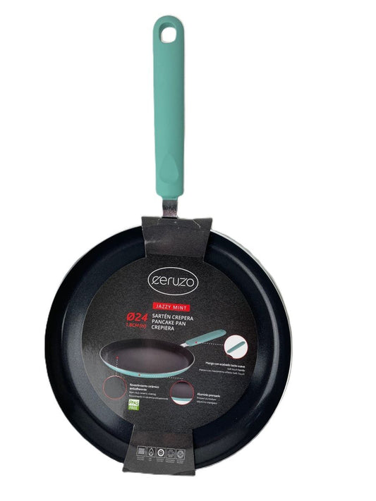 Ceruzo Pannenkoekenpan Pfas Vrij - 24 Cm - Jazzy Mint