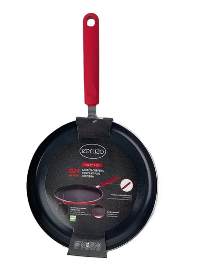 Ceruzo Pannenkoekenpan Pfas Vrij - 24 Cm - Jazzy Red