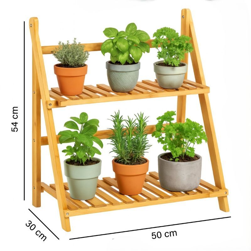 Ceruzo Plantenrek - Bamboe - 50X28X54