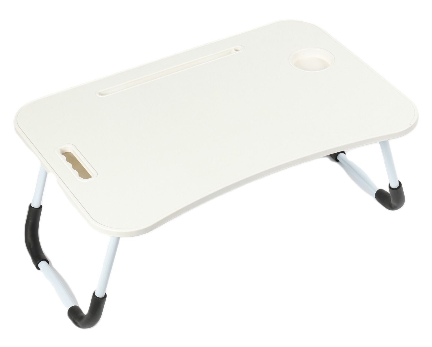 Ceruzo Opklapbare Laptoptafel - Bedtafel - 60X40 Cm - Wit