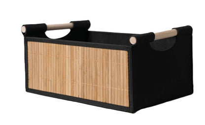 Ceruzo 3X Opbergmanden Bamboe - Badkamermanden