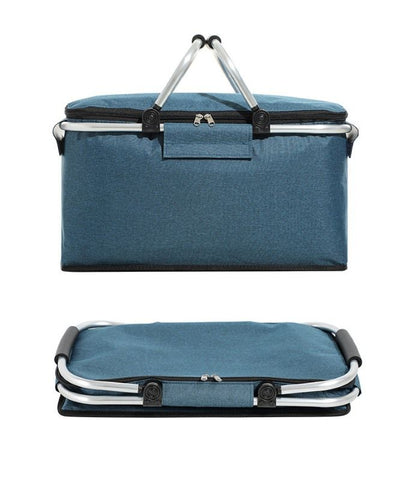 Ceruzo Koelmand Blauw - Picknickmand