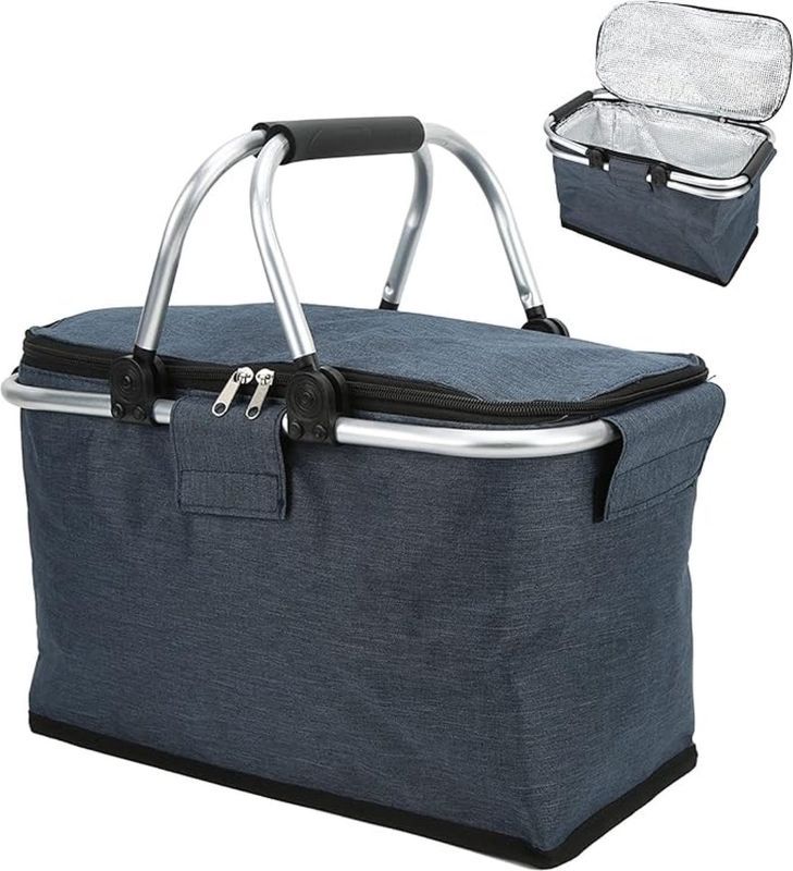 Ceruzo Koelmand Blauw - Picknickmand