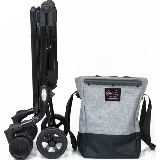 Ceruzo By Playmarket Easy Go Boodschappentrolley  - Zwart-Rood