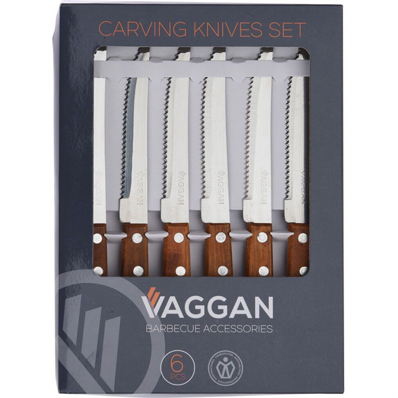 Vaggan Steakmessenset 6 Dlg - 21 Cm