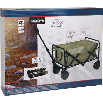 Redcliffs Bolderkar - Vouwbaar - 73X51X92Cm - Beige