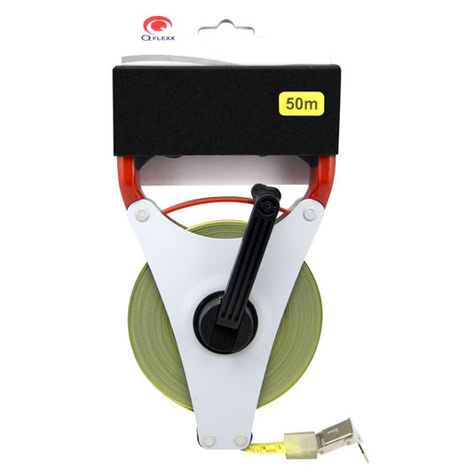 Toolpack Stalen Meetlint Op Haspel - Landmeter - 50 Meter