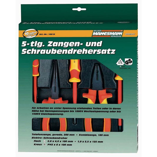 Brudermannesmann Brüder Mannesmann  Vde Elektro-Gereedschapset  (5 Dlg)