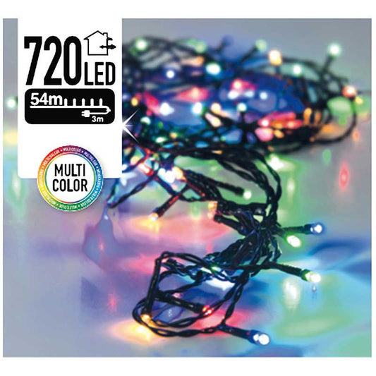 Kerstverlichting - 720 Led's - 54 Meter - Multicolor
