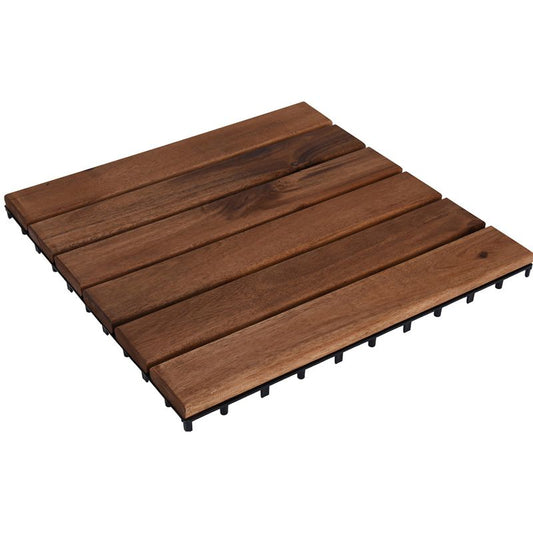 Progarden Houten Terrastegel - Acacia - 30X30Cm - Set Van 9 - 0.81M2